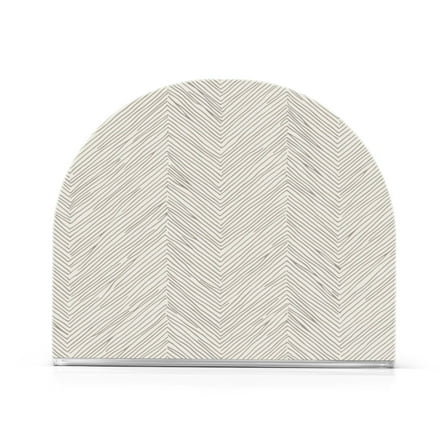 Stripes Thick U Shape Acrylic Napkin Holder Non Slip Space Saving for Kitchen