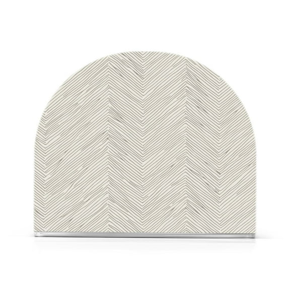 Stripes Thick U Shape Acrylic Napkin Holder Non Slip Space Saving for Kitchen