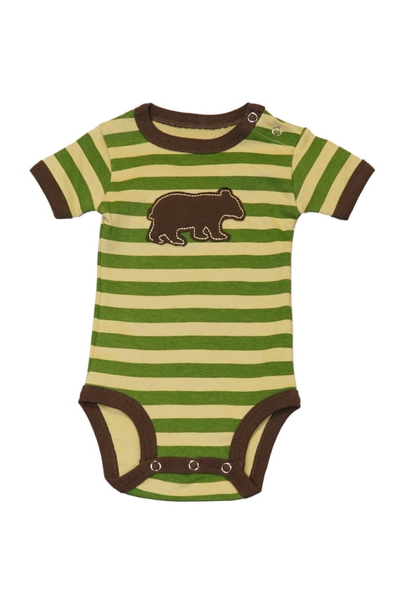 Stripey Bear Baby One Piece - 18 month