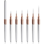 5-Piece Fine Liner Nail Art Brush Set - Thin Painting Pens For Striping, Drawing, And Detailing