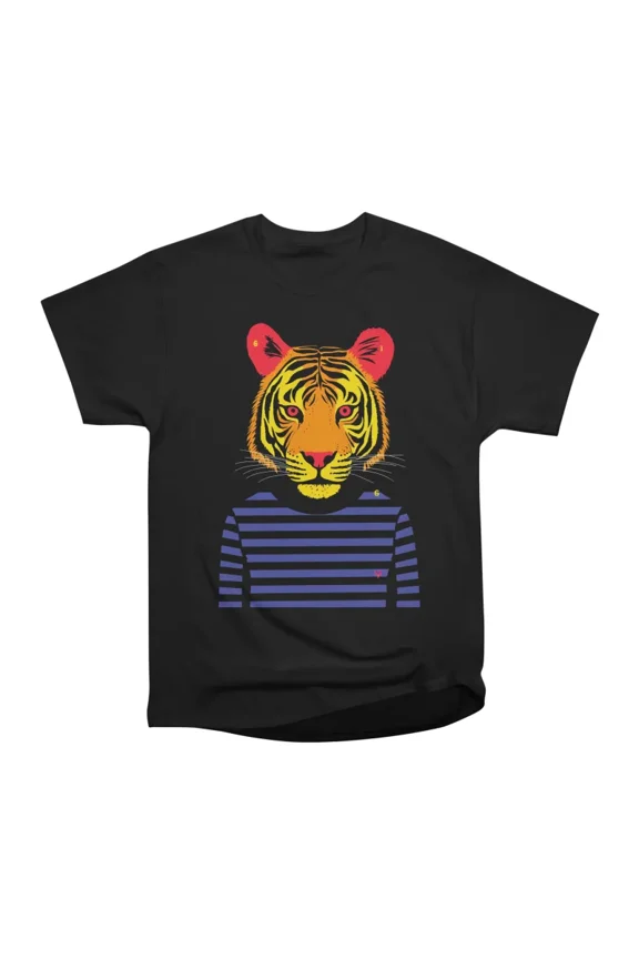 Stripped Tiger Sweater T-Shirt Tee Gift For Him Merch For Her Apparel For Friend