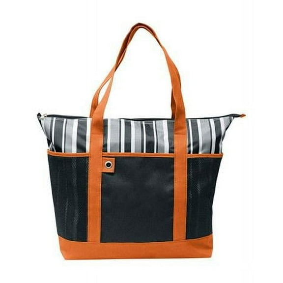 Stripped Tote - Orange