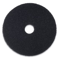 Stripping Floor Pads, 18" Diameter, Black, 5/carton | Bundle of 5 Cartons
