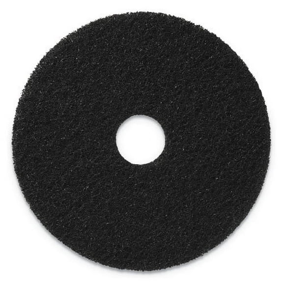 Stripping Pads, 20" Diameter, Black, 5/carton | Bundle of 2 Cartons