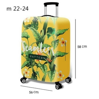 Luggage Cover Travel Suitcase Protector Farm Brown Old Wooden Doors Barn  Suitcase Cover, Elastic Luggage Protector for 19-21 Inch Luggage,Country