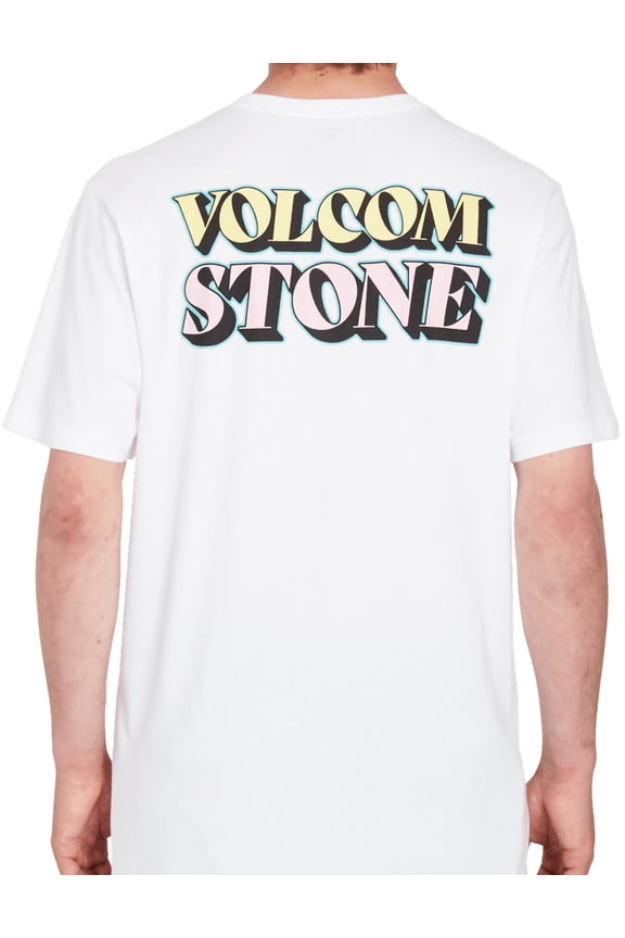 Stript Short Sleeve T-Shirt [White]