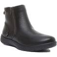 thumbnail image 1 of Strive Bamford Women's Leather Twin Zip Up Pull On Ankle Boot In Black Size 5.5/6, 1 of 6