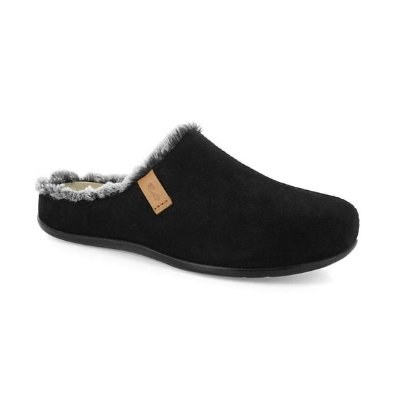 Strive Men's Classic Orthotic Slipper (Black, 10.5-11)