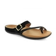 thumbnail image 1 of Strive Nusa II Sandal Womens Black Velour Size 41 Biomechanical Footbed, 1 of 4