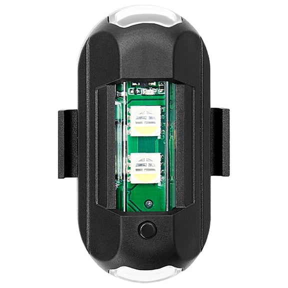 Strobe Light for Vehicles and Aircraft with 7 Color LED Lighting Lightweight Collision Lamp for Cars Motorcycles Boats and