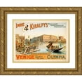 thumbnail image 1 of Strobridge and Co. Lith. 14x12 Gold Ornate Wood Frame and Double Matted Museum Art Print Titled - Imre Kiralfy's Brilliant Spectacular Production, Venice, the Bride of the Sea at Olympia (1891), 1 of 4