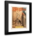 thumbnail image 1 of Strobridge and Co. Lith. 11x14 Black Modern Framed Museum Art Print Titled - Hoyt's a Stranger in New York (1897), 1 of 5