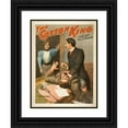 thumbnail image 1 of Strobridge and Co. Lith. 12x14 Black Ornate Wood Framed Double Matted Museum Art Print Titled: The Cotton King by Sutton Vane. (1894), 1 of 5