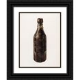 thumbnail image 1 of Stroh, Herman O. 15x18 Black Ornate Wood Framed with Double Matting Museum Art Print Titled - Weiss Beer Bottle 1939, 1 of 4