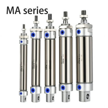 Stroke 250mm-Bore 32-Stainless Steel Stroke Pneumatic Cylinder, Double Acting, Type MA with Magnet