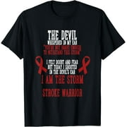 Stroke Awareness I Am The Storm Stroke Warrior Quotes T-Shirt