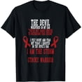 thumbnail image 1 of Stroke Awareness I Am The Storm Stroke Warrior Quotes T-Shirt, 1 of 4