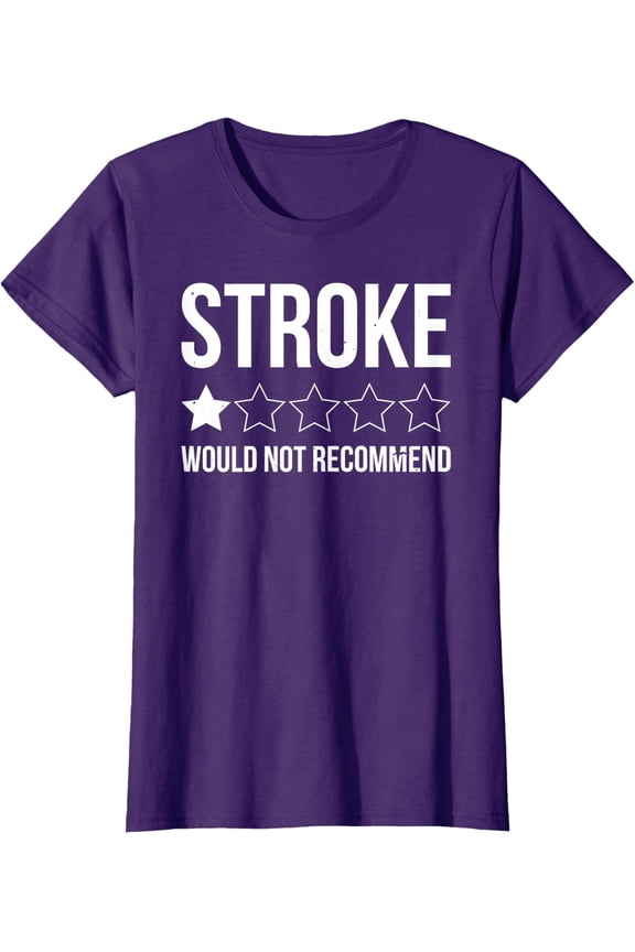 Stroke Awareness Month Stroke Warrior Survivor Ladies' Crewneck T-Shirt All Size S-5XL