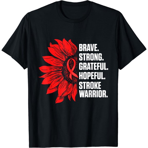 Stroke Awareness Survivor Pride Strong Warrior T-Shirt