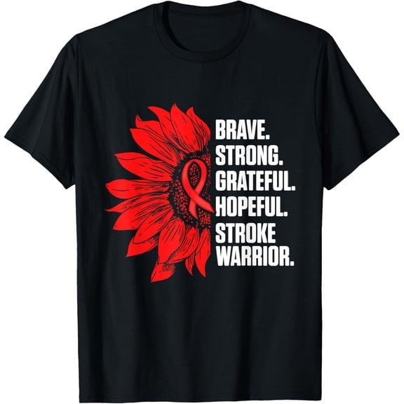 Stroke Awareness Survivor Pride Strong Warrior T-Shirt