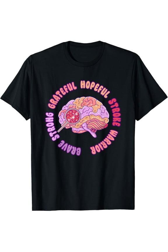 Stroke Awareness Survivor Pride Strong Warrior T-Shirt