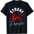 thumbnail image 1 of Stroke Defeater Red Stroke Awareness T-Shirt, 1 of 4