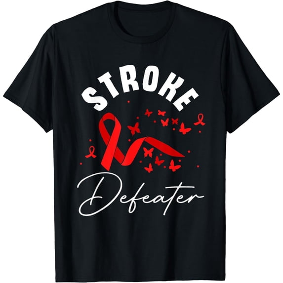 Stroke Defeater Red Stroke Awareness T-Shirt