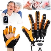 Stroke Hand Rehabilitation Robot Gloves, Hand Mobility Trainer, Hand Stroke Recovery Equipment, Usb Chargeable Fingers Strength Training Device for Hemiplegia, Adjustable Modes and Strength