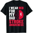 thumbnail image 1 of Stroke Recovery Survivor Awareness Therapy Ribbon T-Shirt, 1 of 4