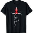 thumbnail image 1 of Stroke Survivor Stroke Awareness Red Ribbon T-Shirt, 1 of 4