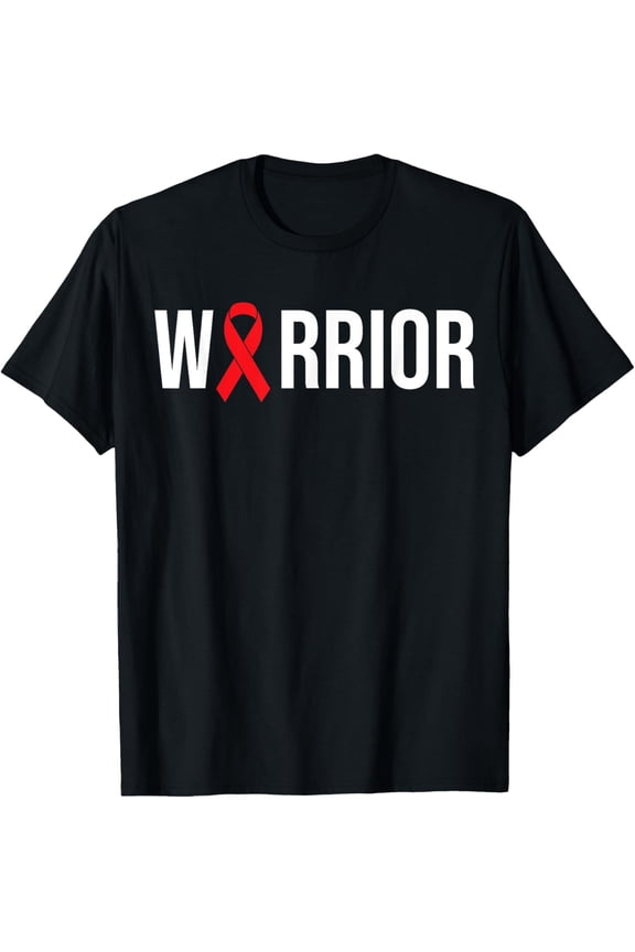 Stroke Survivor Stroke Awareness Red Ribbon T-Shirt