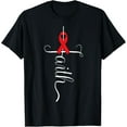 thumbnail image 1 of Stroke Survivor Stroke Awareness Red Ribbon T-Shirt, 1 of 4