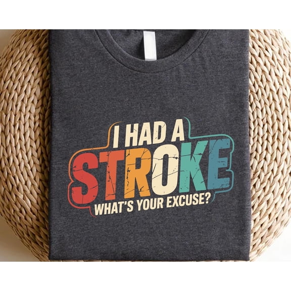 Stroke Survivor T-Shirt: Bold Vintage Style Recovery Gift SWEATSHIRT All Size S-5XL