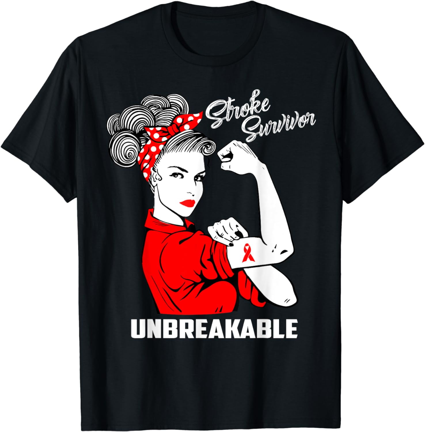 Stroke Survivor Unbreakable T-Shirt Stroke Awareness Gift Stroke Survivor Unbreakable T-Shirt Stroke Awareness Gift