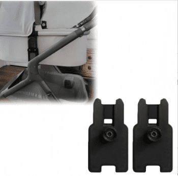Stroller Adapter Compatible with Nuna TRIV Next/SWIV, Compatible with UPPAbaby V1/V2/V3 Bassinet, Installing The Bassinet on The Stroller