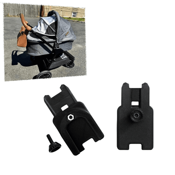 Stroller Adapter for UPPAbaby Bassinet to for Nuna TRIV Next/SWIV, Secure Fit for V1/V2/V3 Bassinet Models, Easy Install Carriage Adapter