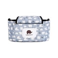 thumbnail image 1 of Stroller Bag Organizer - Universal That Fits For All Strollers - With Baby Wipes Holder Plus Easy Access Front Flip Lid - Gray Polar Bear Design, 1 of 1