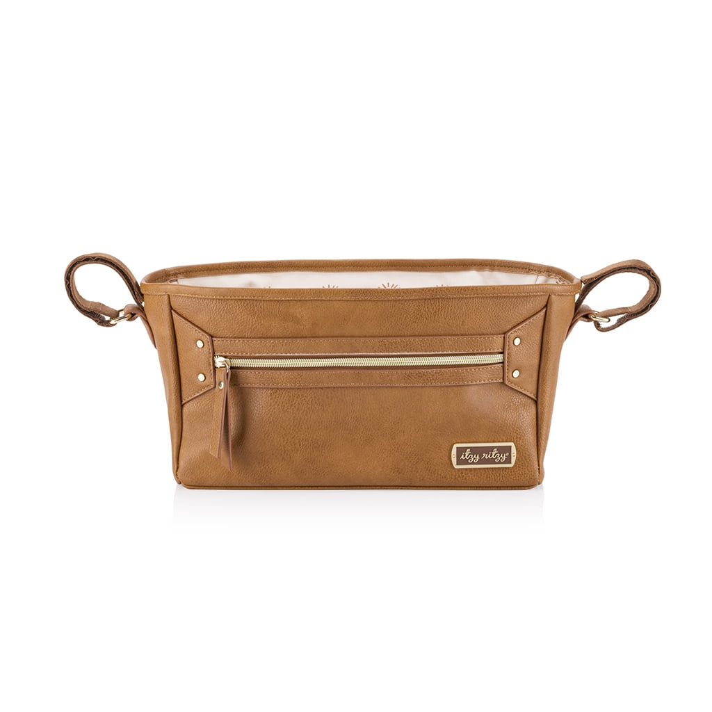 Itzy Ritzy Stroller Caddy - Cognac
