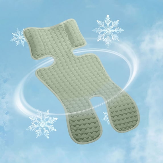 Stroller Cooling Pad, Baby Stroller Ice Mat, Breathable Stroller Cushion for Summer, Universal Seat Liner for Car Seat Dining Chair Safety Seat
