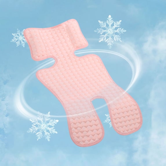Stroller Cooling Pad, Baby Stroller Ice Mat, Breathable Stroller Cushion for Summer, Universal Seat Liner for Car Seat Dining Chair Safety Seat
