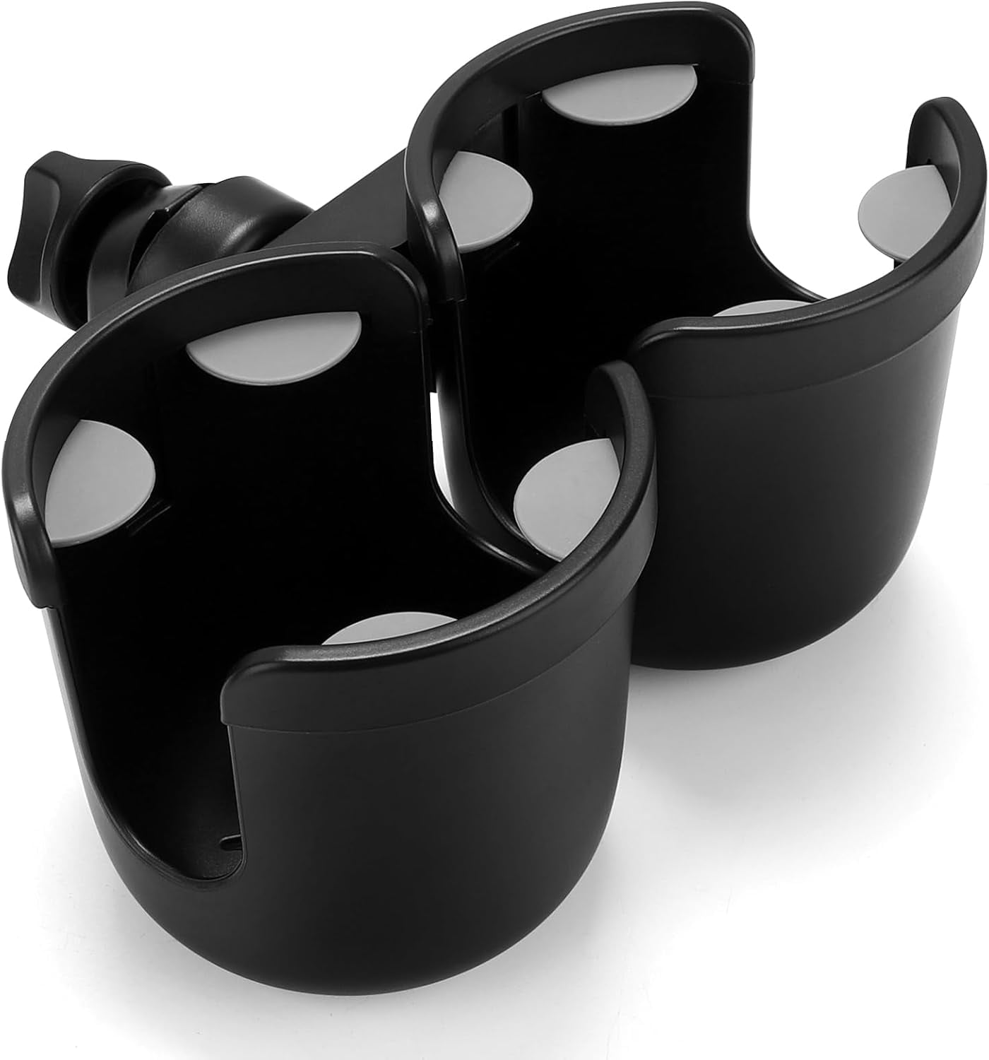 Stroller Cup Holder, Bike Cup Holder, Universal Cup Holder for Uppababy Nuna Doona Strollers, 2-in-1 Cup Phone Holder for Walker Wheelchair Scooter Accessory