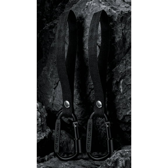 Stroller Hooks for Bags – Locking Carabiner Clip, Heavy-Duty for Diaper Bags/Groceries/Backpacks on Strollers, Bikes & Shopping Carts 