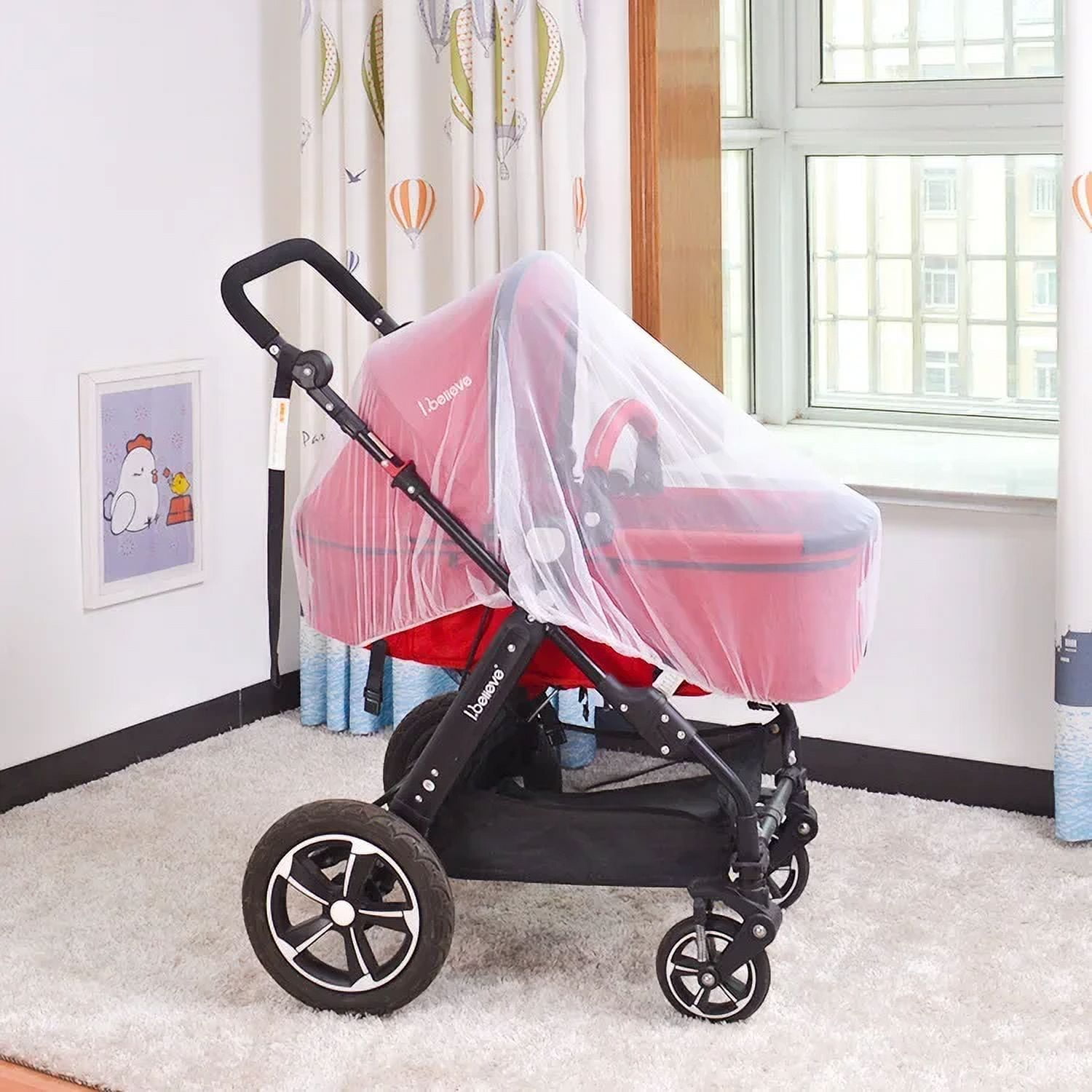 Stroller Mosquito Net - Full Coverage, with Dense Mesh for Enhanced Insect Protection, Polyester Stroller Mosquito Outdoor Gear