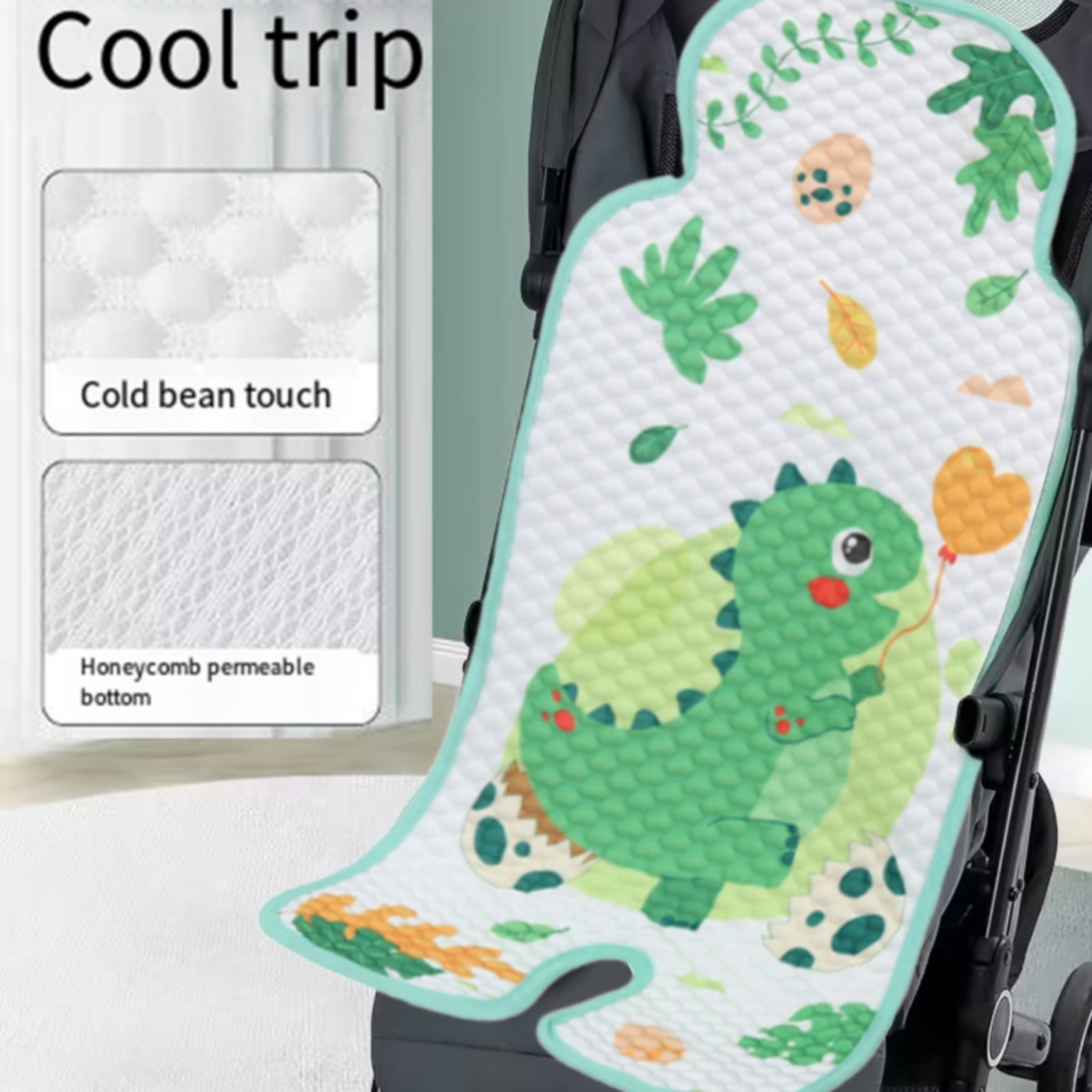 Stroller Mat Stroller Pad | Summer Cooling Cushion | Breathable Stroller Mat Keeps ...