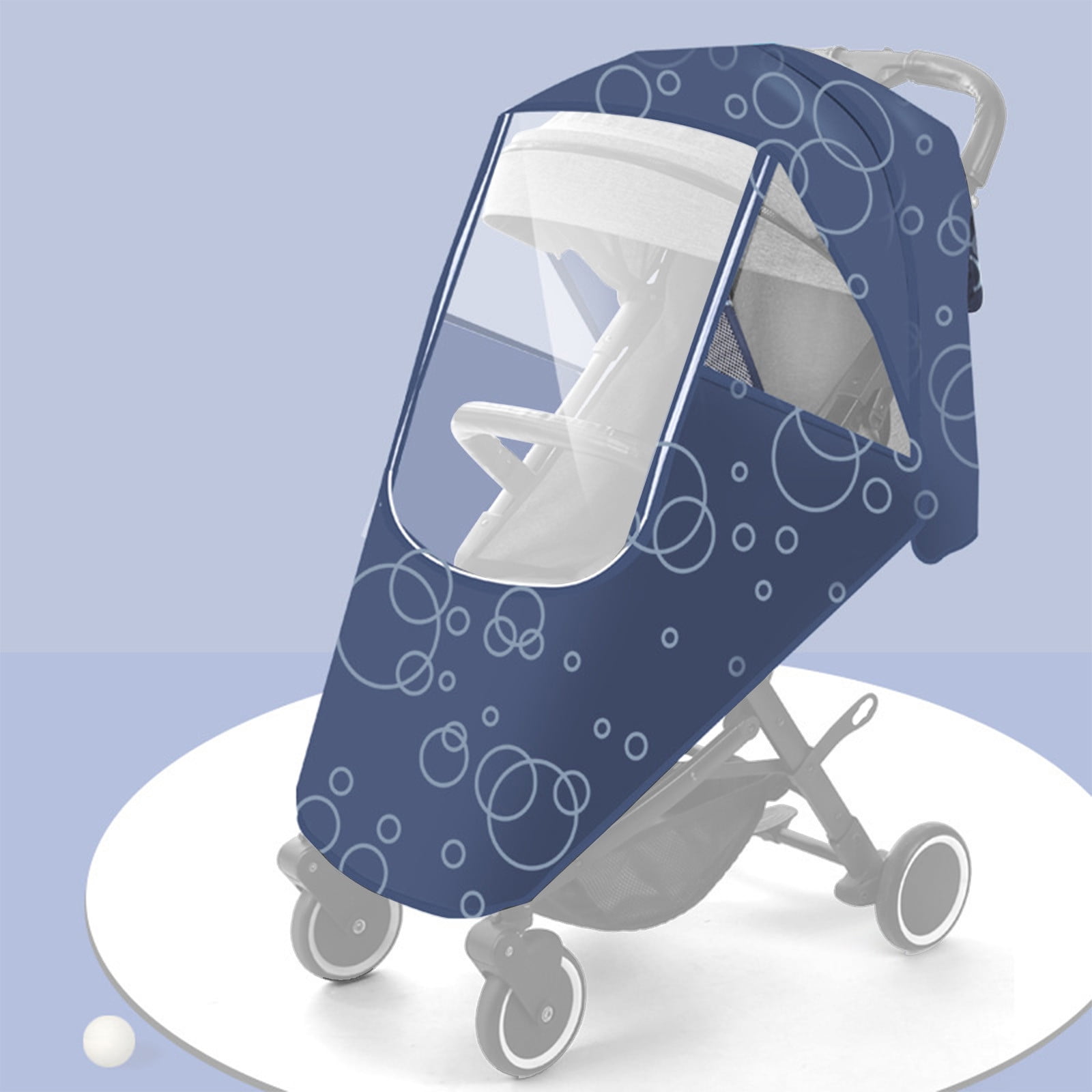Graco Baby Jogging Stroller Universal Rain Cover Ventilated Weather Shield Waterproof Windproof Versatile Size to Fit Most Jogging Strollers Vinyl Clear Plastic Walmart