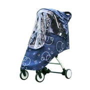 Stroller Rain Cover Weather Shield Accessory Protect Rainy Snow Dust Water Proof Ventilate Clear-Breathable