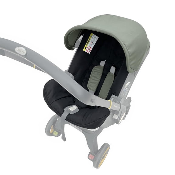 Stroller Replacement Kit Compatible With Doona+ Car Seat Stroller3 in 1 Accessories, Water-repellent Canopy, Comfort seat cushion, Soft Shoulder Pads