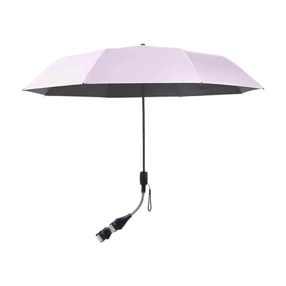 Stroller Sun Parasol UPF 50 Plus Adjustable Metal Frame 105CM Wide Sun Shield Wind Resistant Canopy for Baby Stroller Outdoor Walking Green