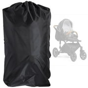 Stroller Travel Bag, Gate Check Bag for Single and Double Strollers, Lightweight Pushchair Transport Carry Bags with Shoulder Straps for Airplane Travel