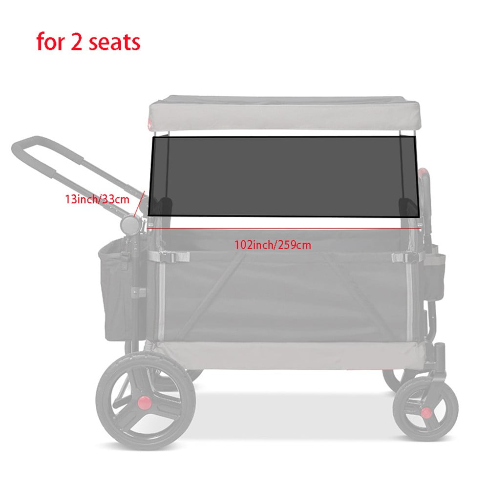 Stroller Wagon Sunshade Net for Wonderfold W4 W2 Breathable Mesh Net Cover